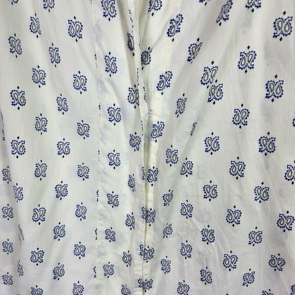 Xirena paisley print Wrap long sleeves Top - Picture 12 of 15